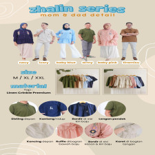 (SIAP KIRIM) ZHALIN SERIES DAD NAVY SIZE XL