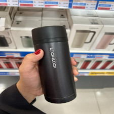 (SIAP KIRIM) TUMBLER Compact Stainless 250ml - BLACK