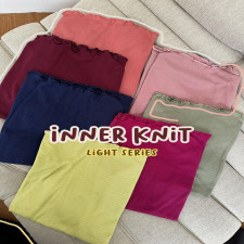 (SIAP KIRIM) INNER KNIT - MAROON