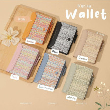(SIAP KIRIM) KARINA ETNIC WALLET - MATCHA