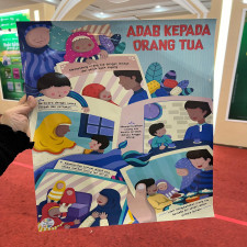 (SIAP KIRIM) POSTER EL-HANA - ADAB KEPADA ORANG TUA 