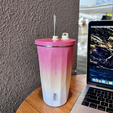 (SIAP KIRIM) TUMBLER TYESO GRADASI - PEACHLASH