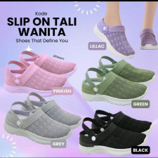 (SIAP KIRIM) SLIP ON TALI WANITA LILAC SIZE 36