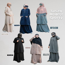 (SIAP KIRIM) TUNICA MODEST SPORTY - CACTUS GREEN SIZE XL