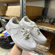 (SIAP KIRIM) NIKE -WOMEN Air Force 1LV 07 triple white SIZE 36