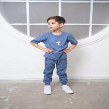 (SIAP KIRIM) SACHIE SERIES BOY SIZE M - DENIM 