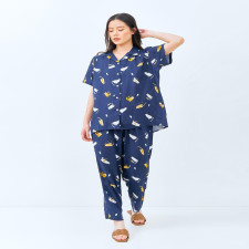 (SIAP KIRIM) LALUNA PIYAMA - BLUE