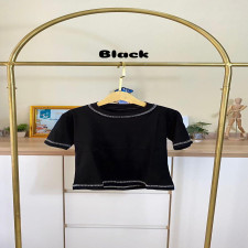 (SIAP KIRIM) KAOS UHUY FAMILY KIDS SIZE M - BLACK