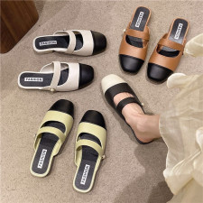 (SIAP KIRIM) KAILA FASHION SLIP ON - BLACK SIZE 36