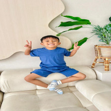 (SIAP KIRIM) B&B KIDS SET BLUE Size S 