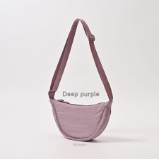 (SIAP KIRIM) HALFMOON BAG DEEP PURPLE