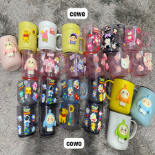 (SIAP KIRIM) MUG 3D CARTOON SALE COWO