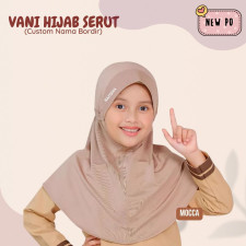 (SIAP KIRIM) VANI HIJAB SERUT VERSI POLOS SIZE M - mocca