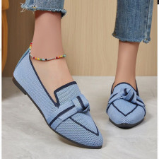 (SIAP KIRIM) FLATSHOES PITA BLUE SIZE 38