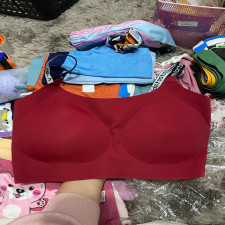 (SIAP KIRIM) SEAMLESS BRA WARNA RANDOM SIZE L-XL 