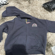 (SIAP KIRIM) H&M 100% ORI SWEATER GREY SIZE 2-4Y