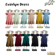 (SIAP KIRIM) EVERLYN DRESS - TURKISH