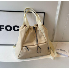 (SIAP KIRIM) TAS KANVAS SERUT - CREAMY WISH