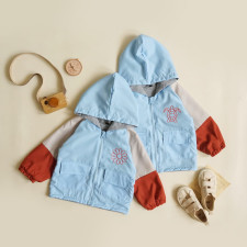 (SIAP KIRIM) CAREL JACKET ANAK GIRL BLUE SIZE XXXL