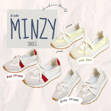 (SIAP KIRIM) MINZY SHOES GREY SIZE 38
