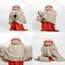 (SIAP KIRIM) Alluna Kids Prayer Set Polos- D 