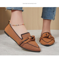 (SIAP KIRIM) FLATSHOES PITA BROWN SIZE 37